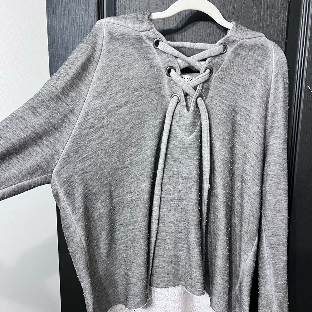 White fox hoodie